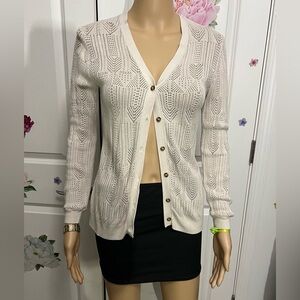 Grace & Lace Cream Knit Cardigan